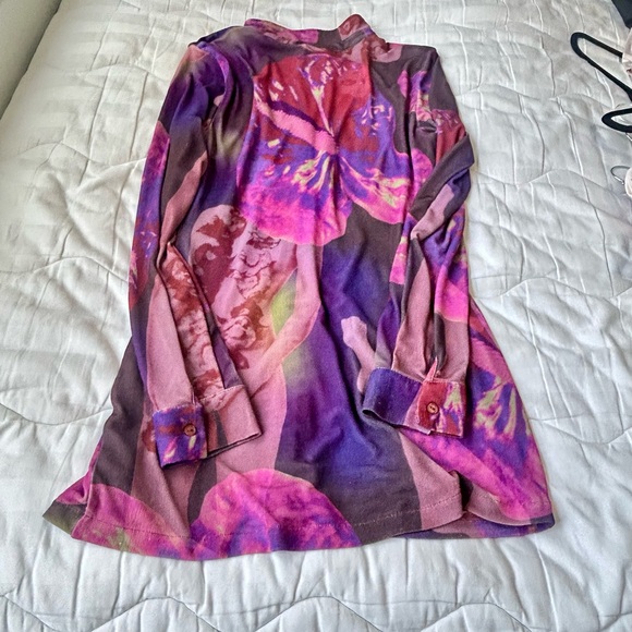 NWT With Jean Andy Dress in Vibrant Anthurium, Sz L - Picture 3 of 3
